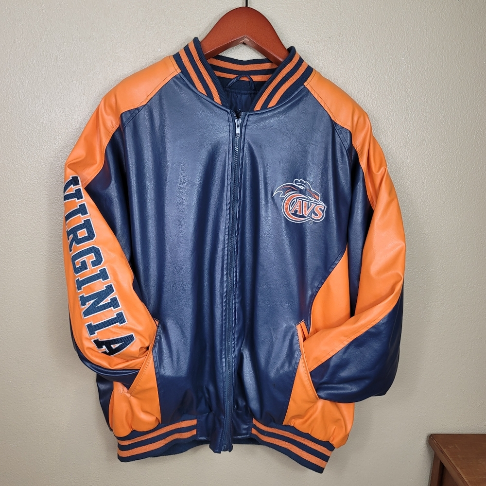 Steve & Barry's Blue and Orange Varsity Jacket